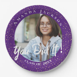 Klasse von 2023 Sie haben es Foto Graduation Party Pappteller