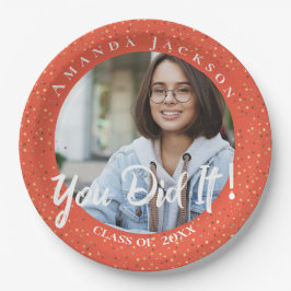 Klasse von 2023 Sie haben es Foto Graduation Party Pappteller