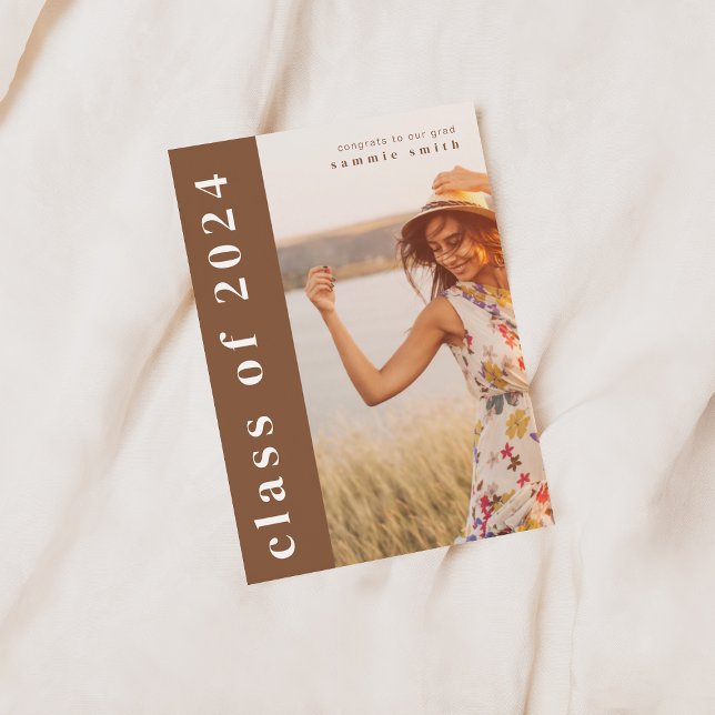 Klasse von 2024 Grad Einladung mit Bild (Von Creator hochgeladen)