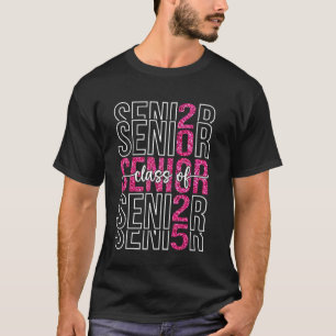 Klasse von 2025 Abschluss 2025 zurück nach Schoo T-Shirt