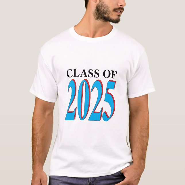 Klasse von 2025: Bearbeiten der Farben T-Shirt (Vorderseite)