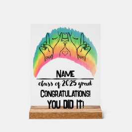 Klasse von 2025 Grad - PAH! Acrylschild