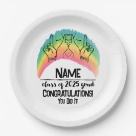 Klasse von 2025 Grad - PAH! Pappteller