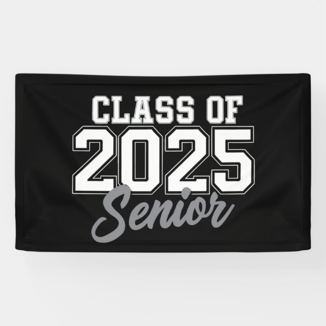 Klasse von 2025 Vorstand bis zur Schule 2025 Vinta Banner (Horizontal)