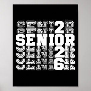 Klasse von 2026 Senior 2026 Zurück zur Schule 2026 Poster