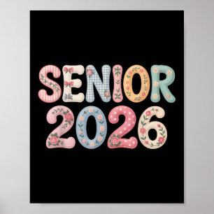 Klasse von 2026 Senior 2026 Zurück zur Schule 2026 Poster