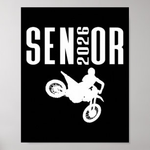 Klasse von 2026 Senior-Motocross-Motorrad-Enthusia Poster