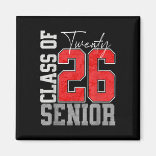 Klasse von 2026 Twenty 26 Abschluss Senior 2026 Magnet