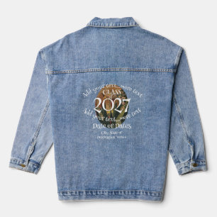 Klasse von 2027 Ihr Jahr Party Celebration Grad Jeansjacke