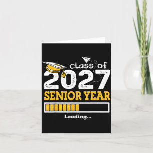 Klasse von 2027 Senior 2027 Jahr lädt zurück zur S Karte