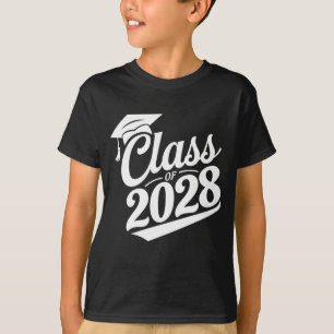 Klasse von 2028 Stolz Absolvent Abschlussfeier T-Shirt