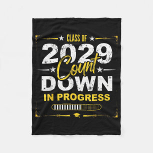 Klasse von 2029 Countdown-Abschlussfeier Spaß Erst Fleecedecke