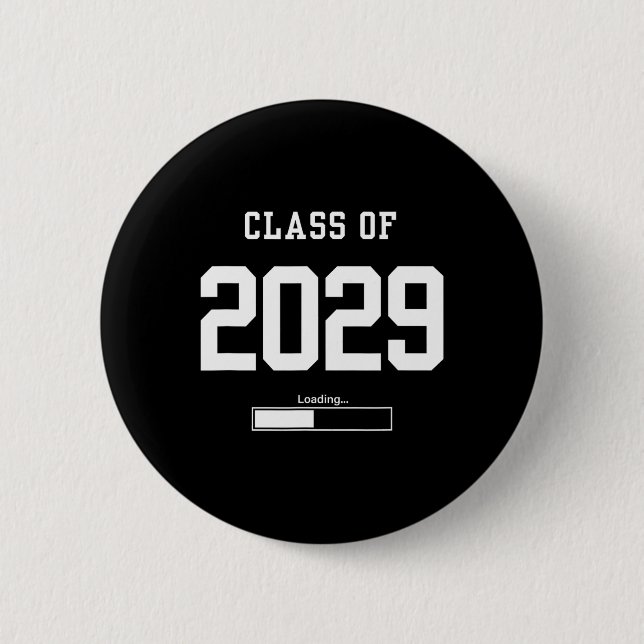 Klasse von 2029 Studienanfänger Künftige Oberstufe Button (Vorderseite)