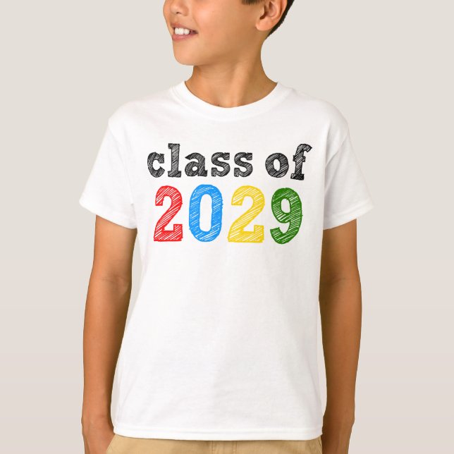 Klasse von 2029 T-Shirt (Vorderseite)
