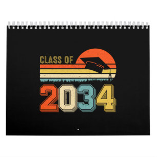 Klasse von 2034 Wachse mit mir Pre-K Absolvent Vin Kalender