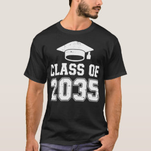 Klasse von 2035 Kindergarten bis Abschluss Prek-Ab T-Shirt