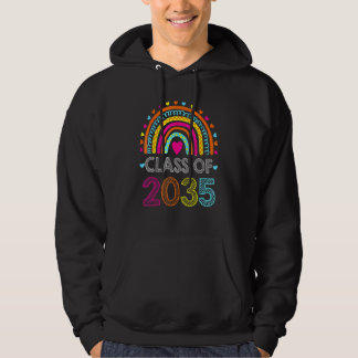 Klasse von 2035 wachsen mit ich Farbe Regenbogen e Hoodie