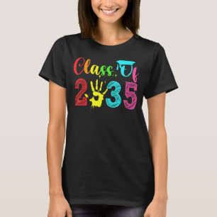 Klasse von 2035 wächst mit meinem Handprint auf de T-Shirt