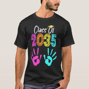 Klasse von 2035 wächst mit meinem Handprint auf de T-Shirt