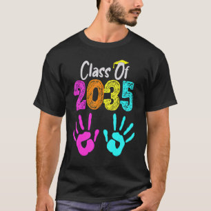 Klasse von 2035 wächst mit meinem Handprint auf de T-Shirt