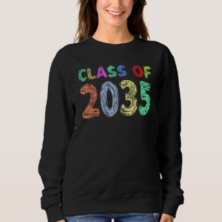 Klasse von 2035 wächst mit meinem Kindergarten ers Sweatshirt