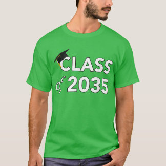 Klasse von 2035 wächst mit mir Kindergarten zu Gra T-Shirt
