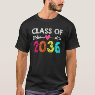 Klasse von 2036 Handprint vor K Kindergarten Presc T-Shirt