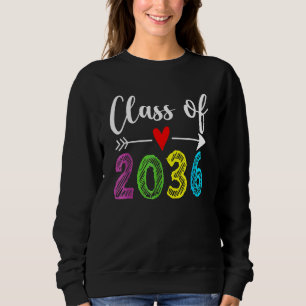 Klasse von 2036 Herzinfarkt Senior Grow mit mir Gr Sweatshirt