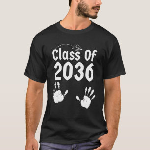 Klasse von 2036 wächst mit meinem Handprint auf de T-Shirt