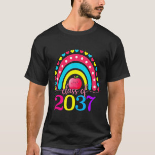 Klasse von 2037 wächst mit mir Abschluss erster Ta T-Shirt