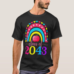 Klasse von 2043 wächst mit mir Abschluss Erster Ta T-Shirt