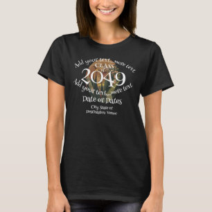Klasse von 2049 Ihr Jahr Party Grad Celebration T-Shirt
