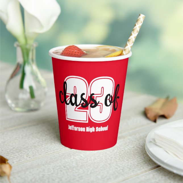 Klasse von (23) benutzerdefinierten Senior Paper C Pappbecher (In Situ)