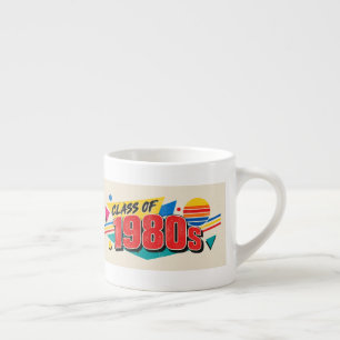 Klasse von 80er Vintage Retro Tasse