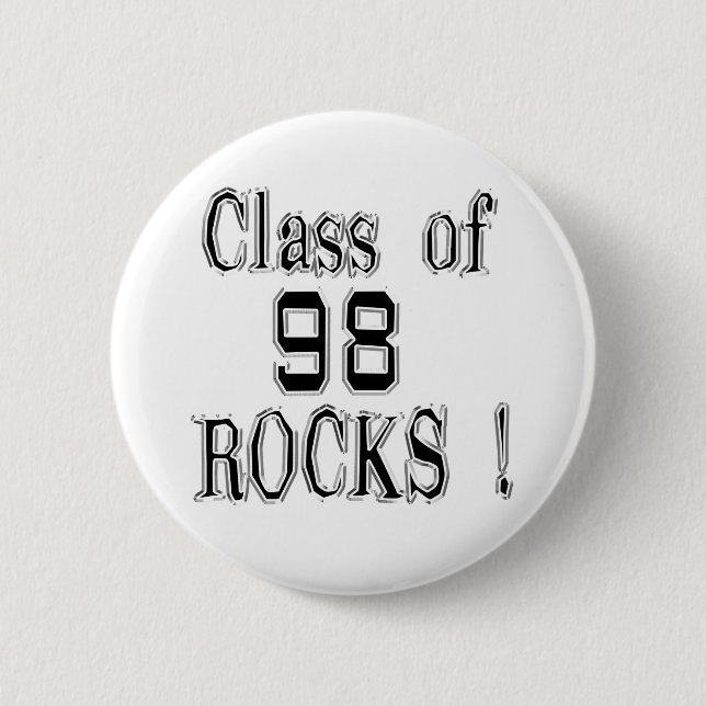 Klasse von '98 Felsen! Knopf Button (Vorderseite)