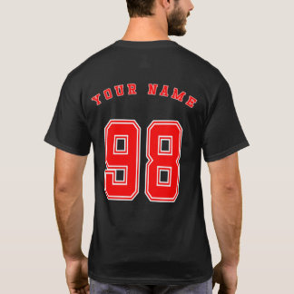 Klasse von 98 Vorderseite/Rückseite mit Namen T-Shirt