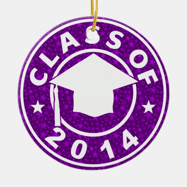 Klasse von Abschluss 2014 Keramik Ornament (Vorne)