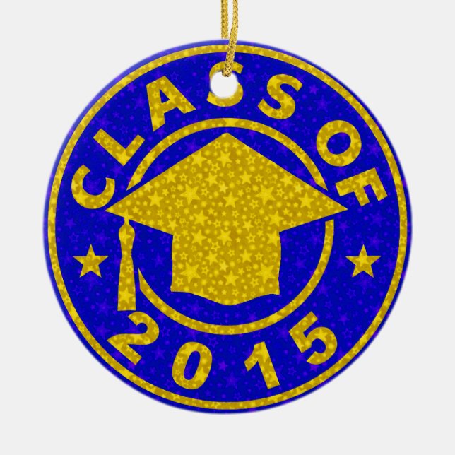 Klasse von Abschluss 2015 Keramik Ornament (Vorne)