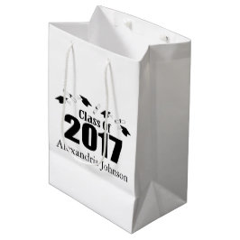 Klasse von Abschluss-Geschenk-Tasche 2017 Mittlere Geschenktüte