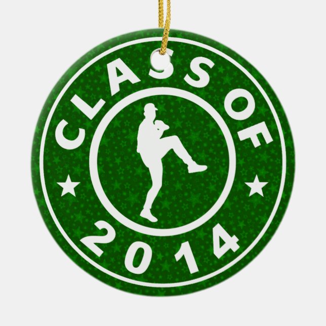 Klasse von Baseball 2014 Keramik Ornament (Vorne)