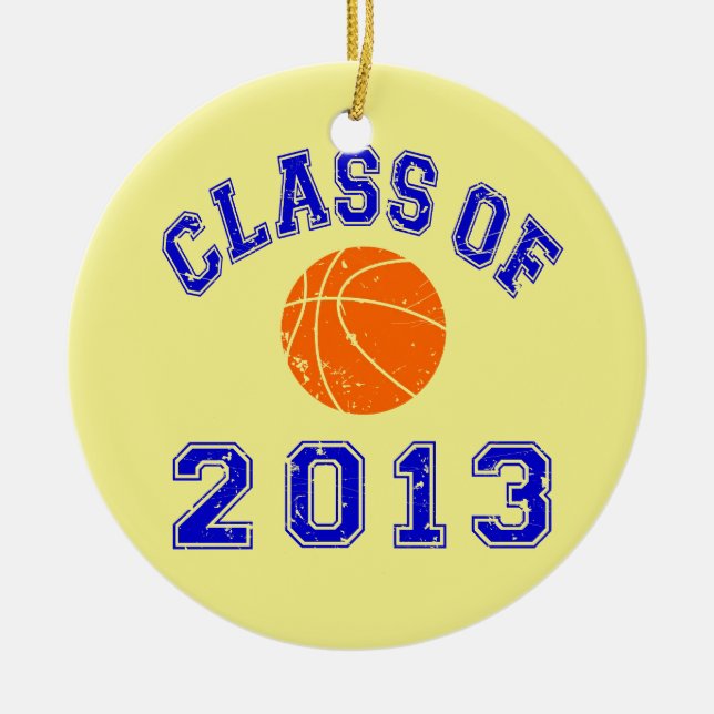 Klasse von Basketball 2013 Keramikornament (Vorne)