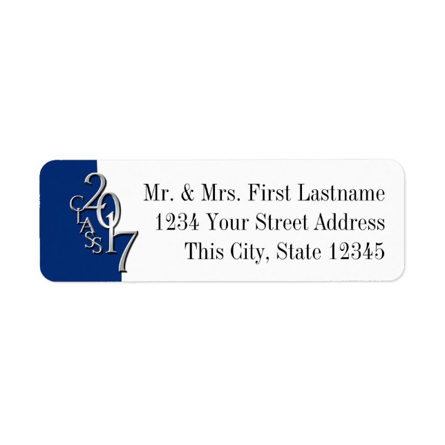 Klasse von Blue Silver 2017 Abschluss (Vorne)