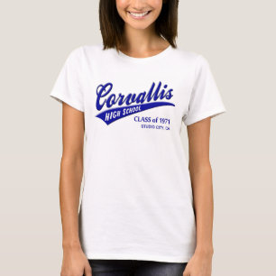 Klasse von Corvallis Highschool Studio-Stadt 1971 T-Shirt