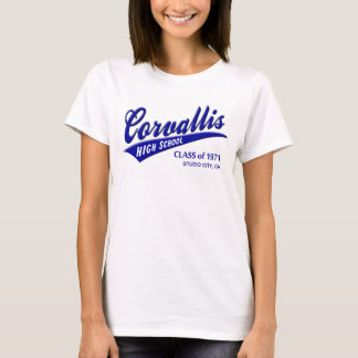 Klasse von Corvallis Highschool Studio-Stadt 1971 T-Shirt