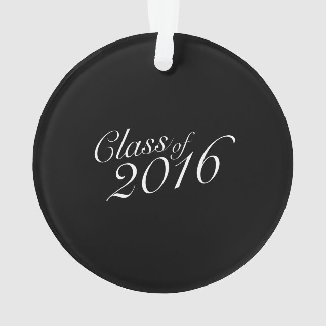 Klasse von Highschool 2016 Absolvent Ornament (Rückseite)