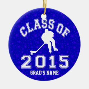 Klasse von Hockey 2015 Keramikornament