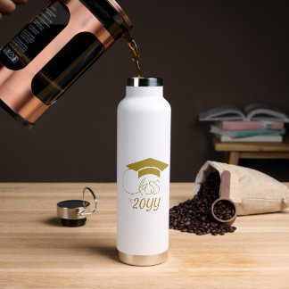 Klasse von -Inspirierendes Zitat-Modernes Gold Trinkflasche