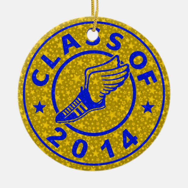 Klasse von Leichtathletik 2014 Keramik Ornament (Vorne)