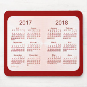 Klasse von Pink Maroon Calendar 2018 von Janz Mousepad