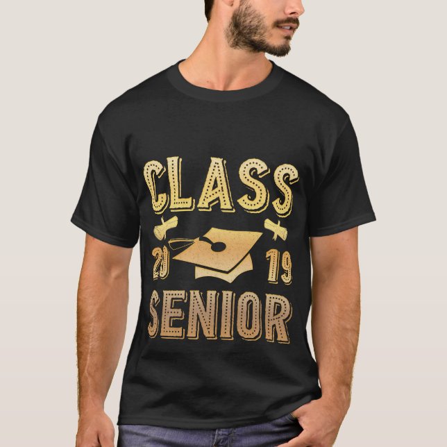 Klasse von Senior 2019 T-Shirt (Vorderseite)